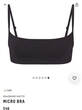 CW-X Matte Micro Bra - Black